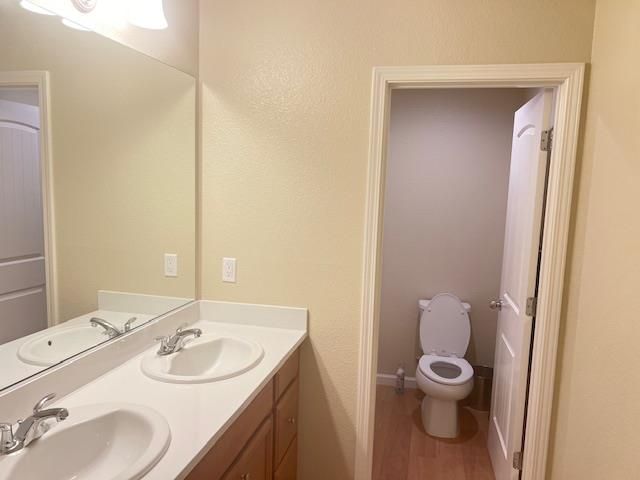 Bathroom, Interior, Wood Texture Flooring