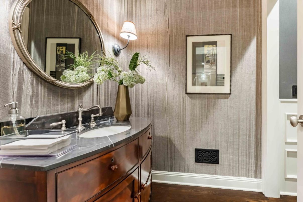 Bathroom, Interior, Wood Texture Flooring