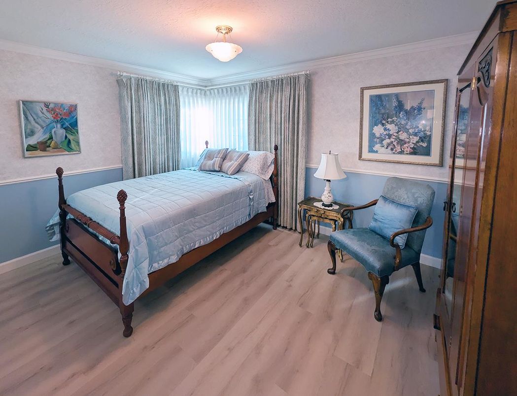 Bedroom, Interior, Wood Texture Flooring