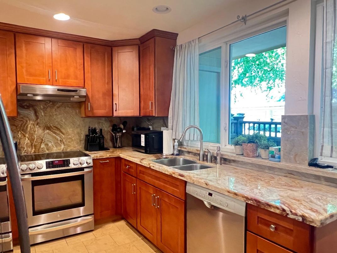 Interior, Kitchen, Recessed Lighting, Stainless Steel Appliances
