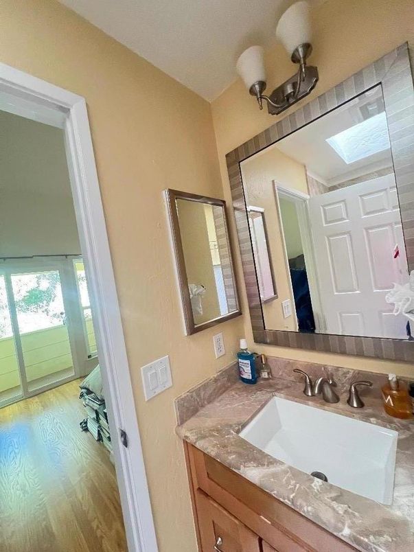 Bathroom, Interior, Wood Texture Flooring