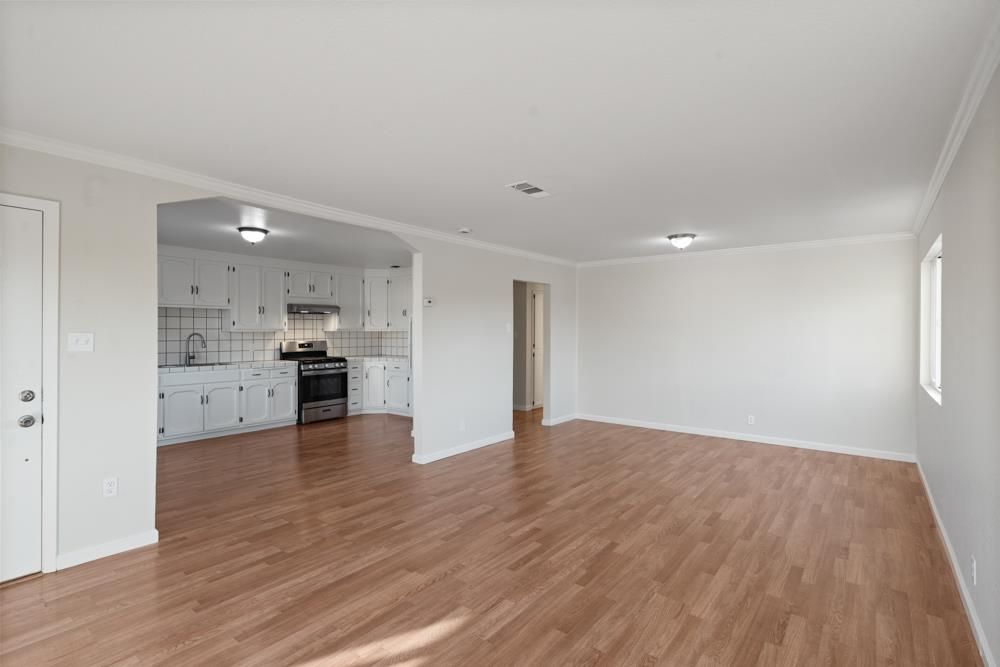 Empty room, Interior, Kitchen, Wood Texture Flooring