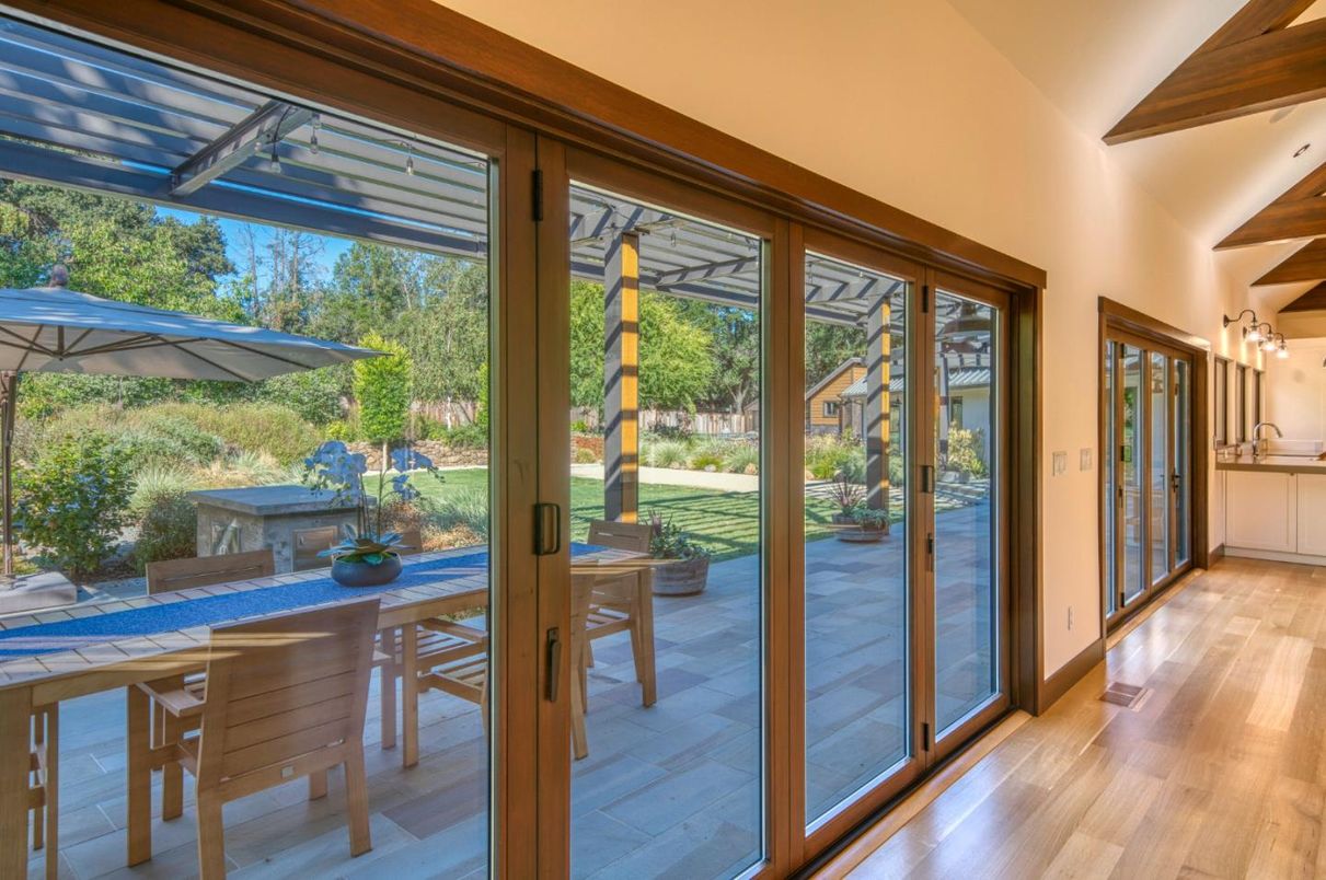Dining room, Interior, Wood Texture Flooring
