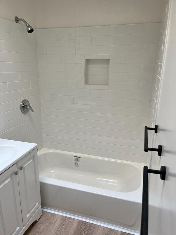 Bathroom, Interior, Wood Texture Flooring