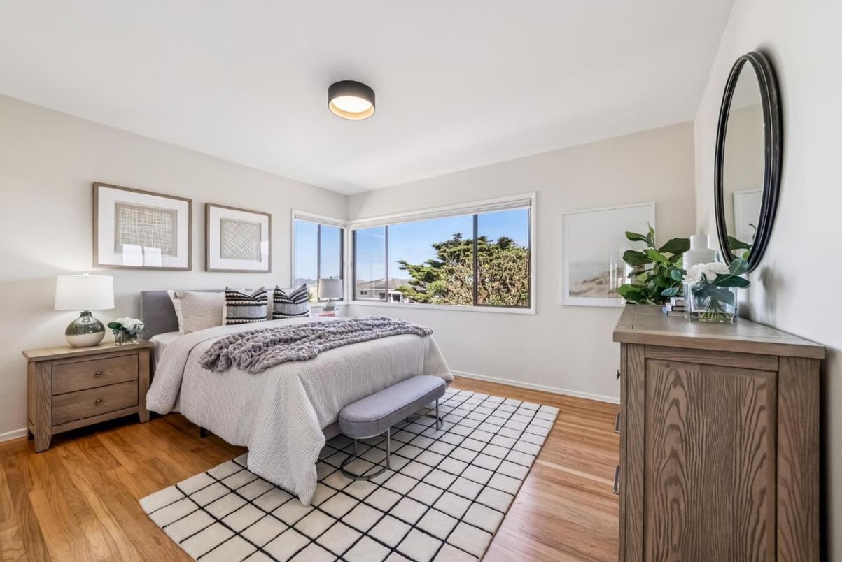 Bedroom, Interior, Wood Texture Flooring