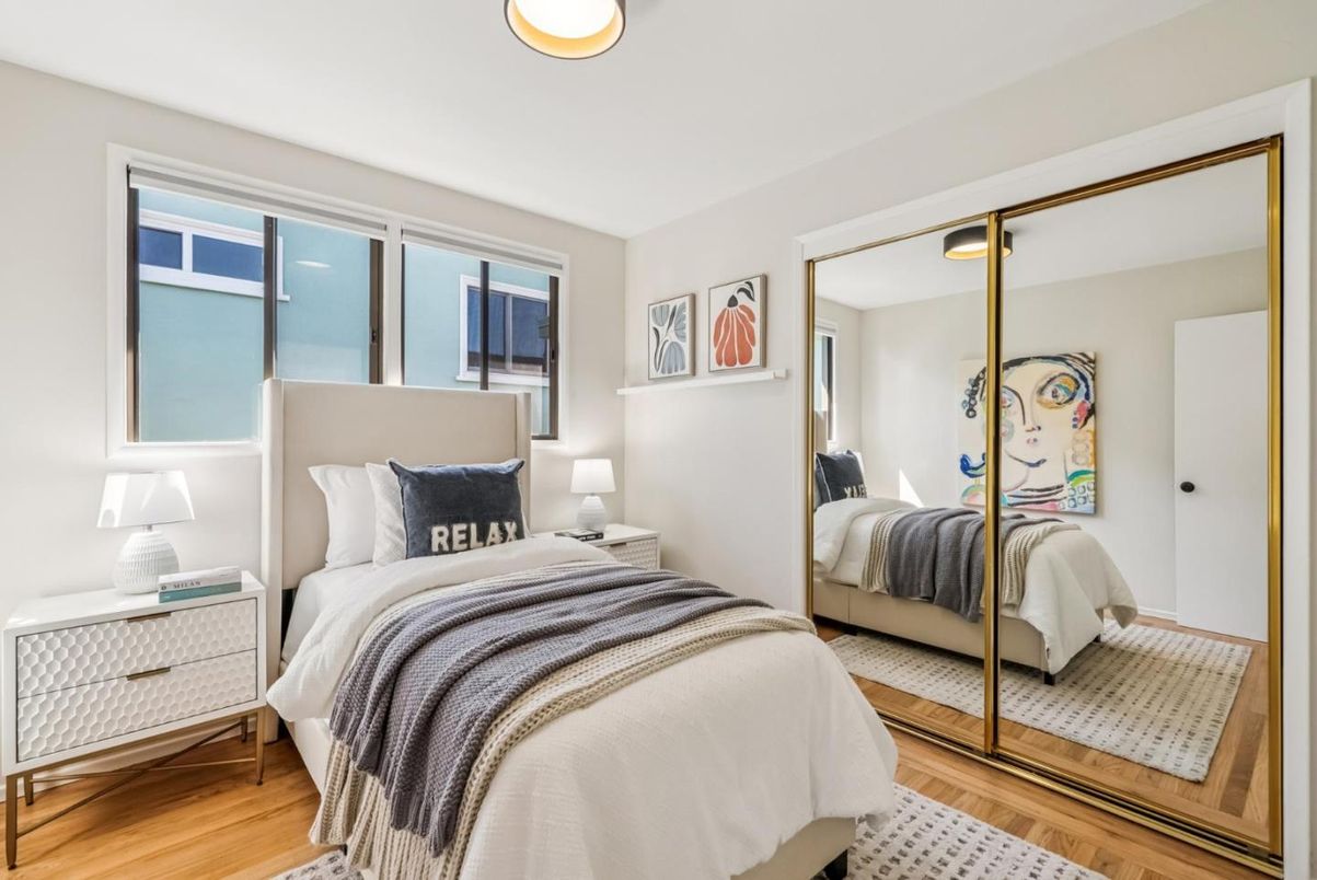 Bedroom, Interior, Wood Texture Flooring