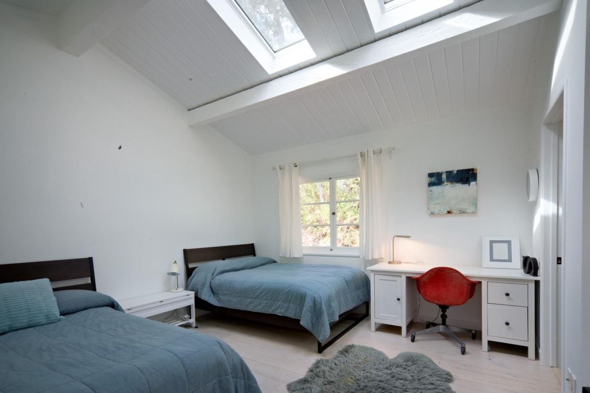 Bedroom, Home Office, Interior, Wood Texture Flooring