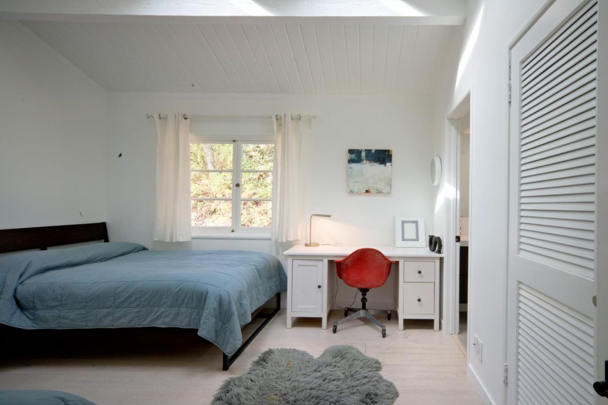 Bedroom, Home Office, Interior, Wood Texture Flooring