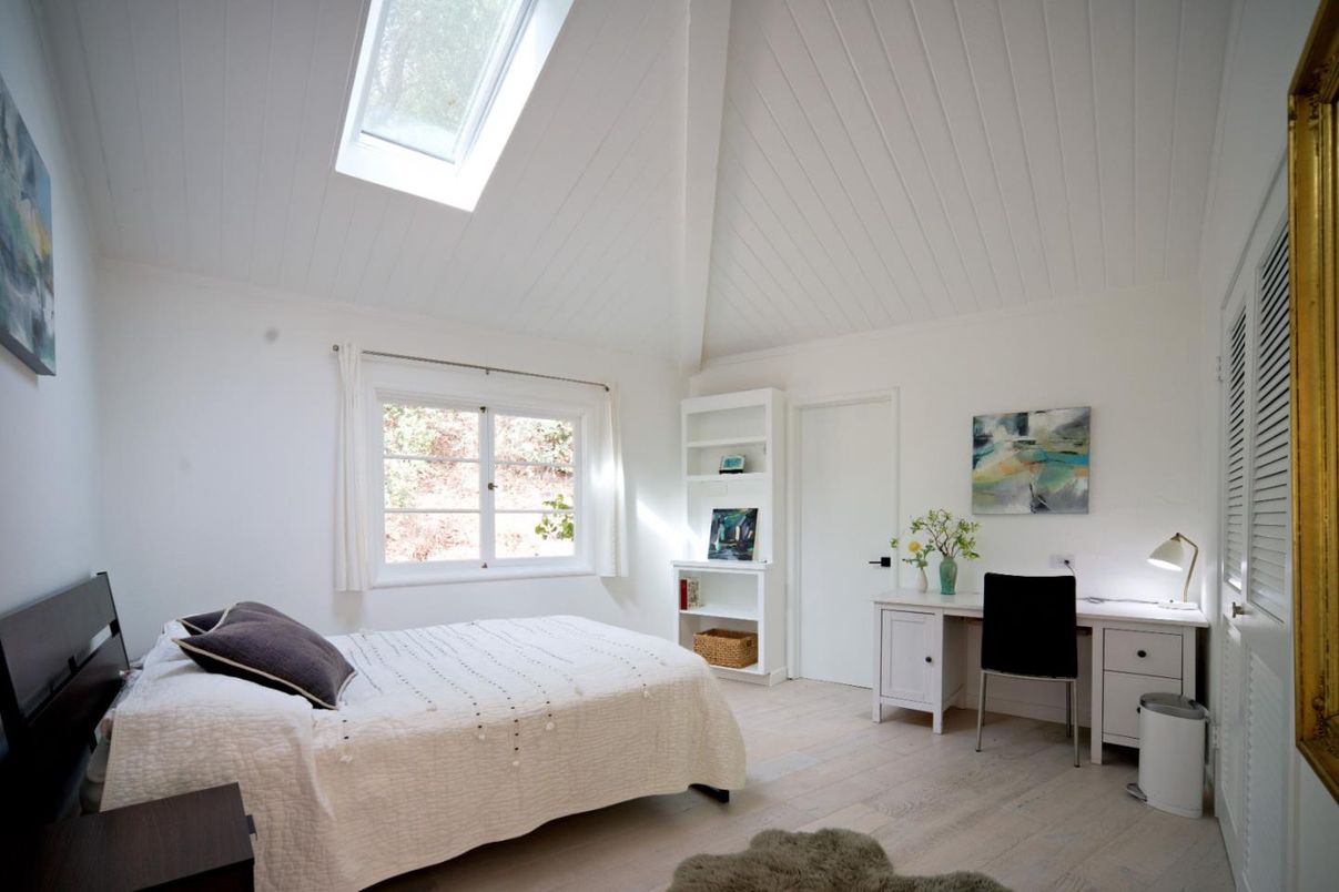 Bedroom, Home Office, Interior, Wood Texture Flooring