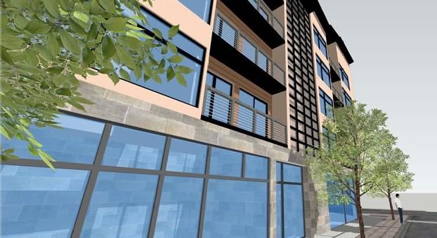 Exterior, Facade, Modern