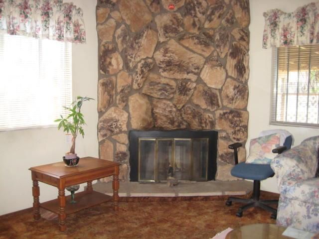 Fireplace, Interior, Stone Walls