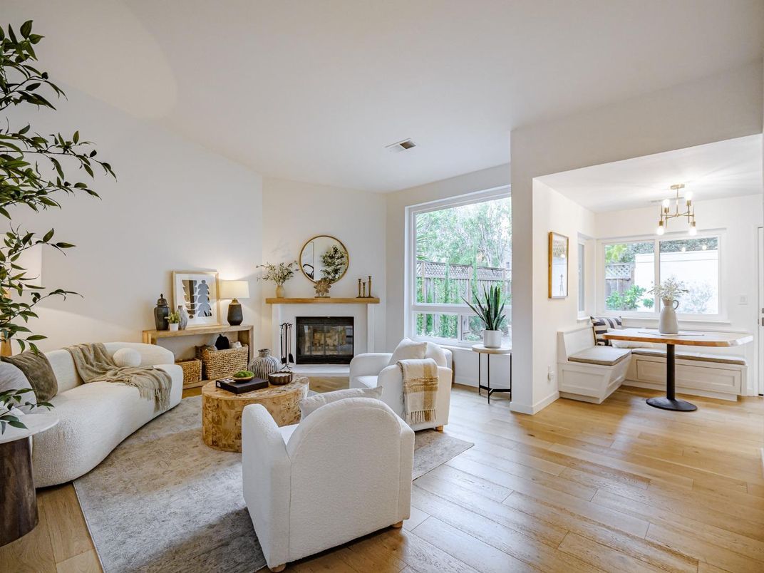 Fireplace, Interior, Living room, Wood Texture Flooring