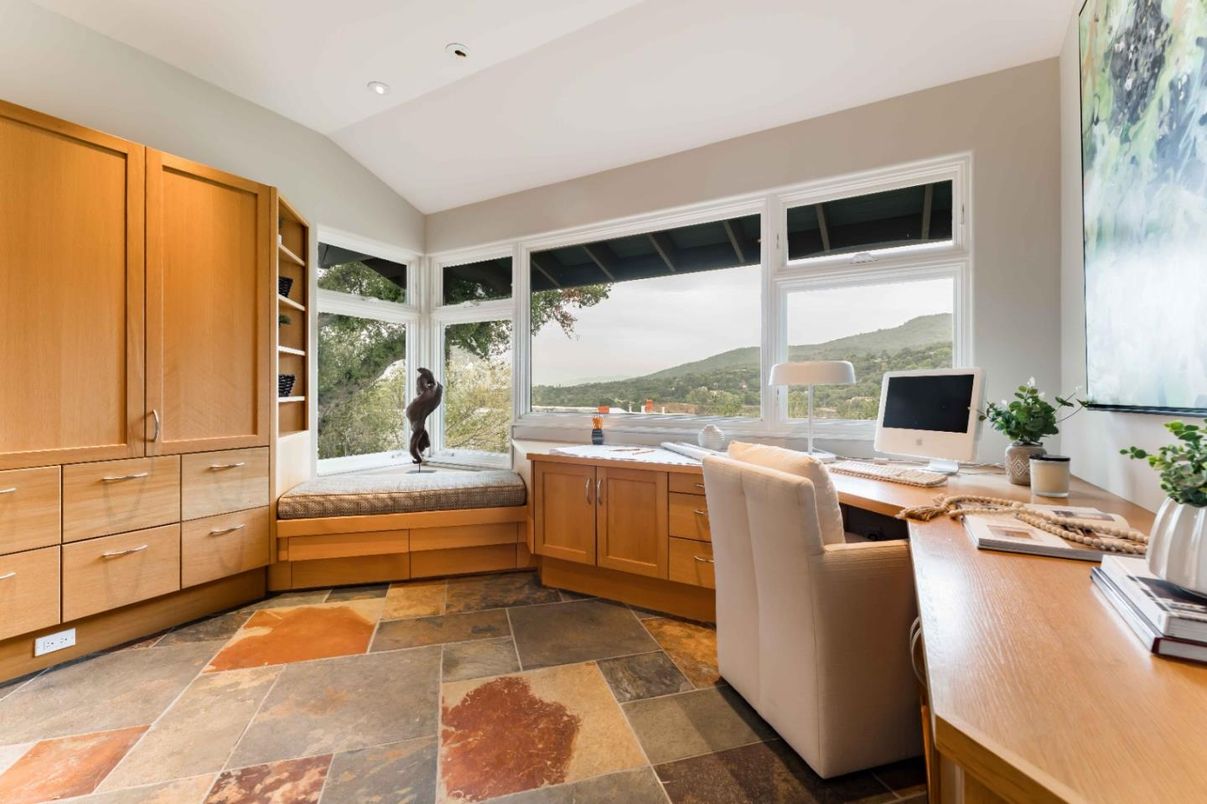 Home Office, Interior, Recessed Lighting