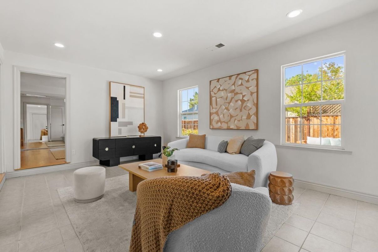 Interior, Living room, Recessed Lighting