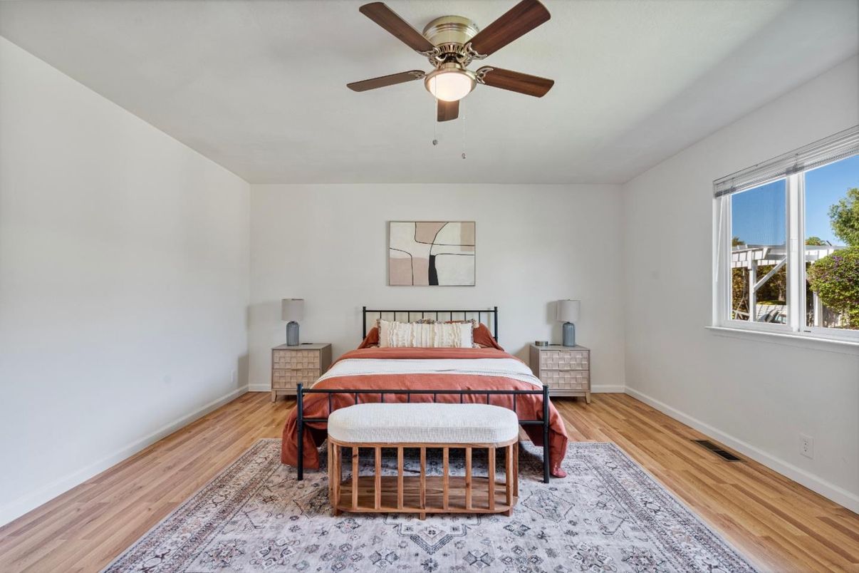 Bedroom, Interior, Wood Texture Flooring