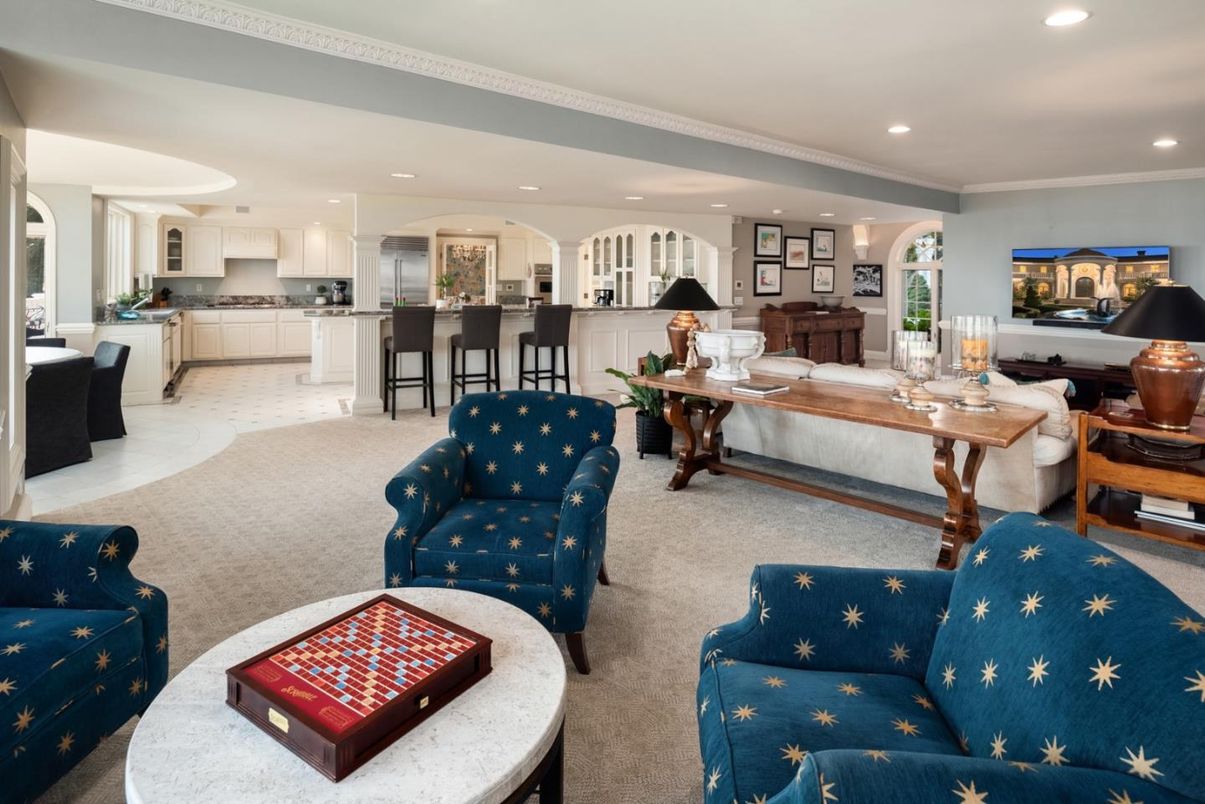Interior, Kitchen, Living room, Recessed Lighting