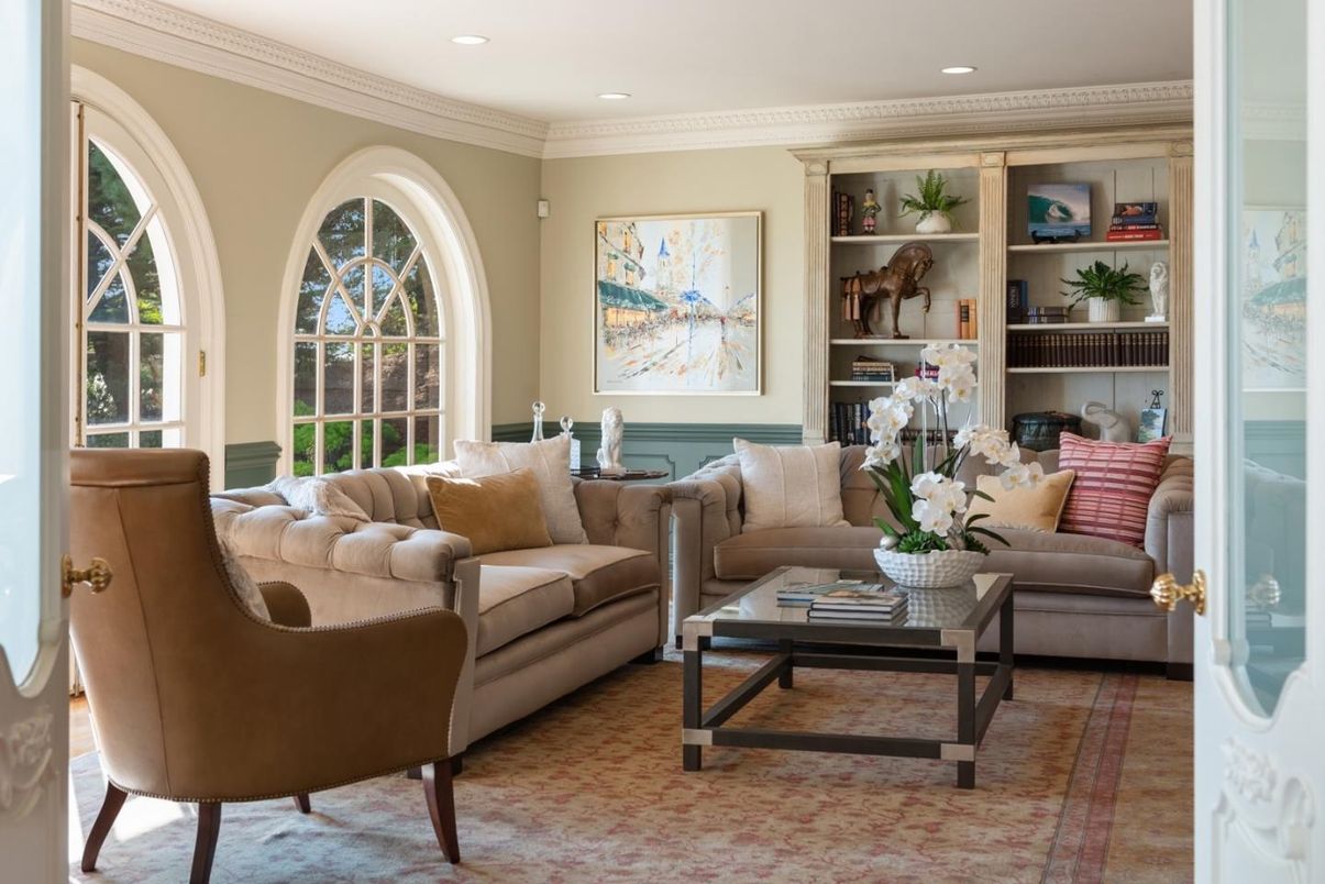 Interior, Living room, Recessed Lighting