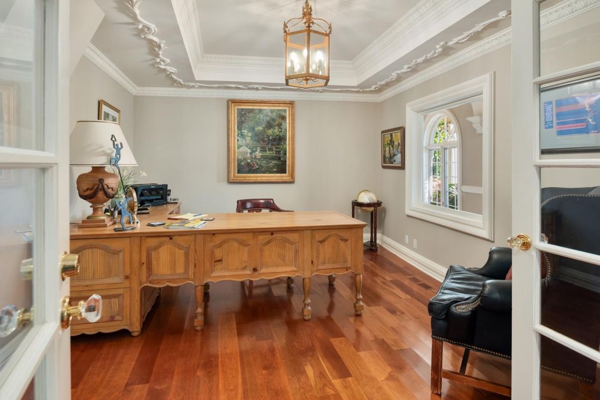 Home Office, Interior, Wood Texture Flooring