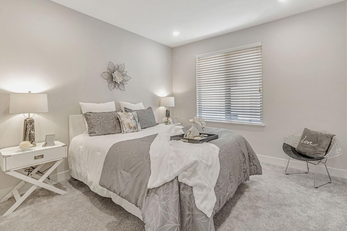 Bedroom, Interior, Recessed Lighting