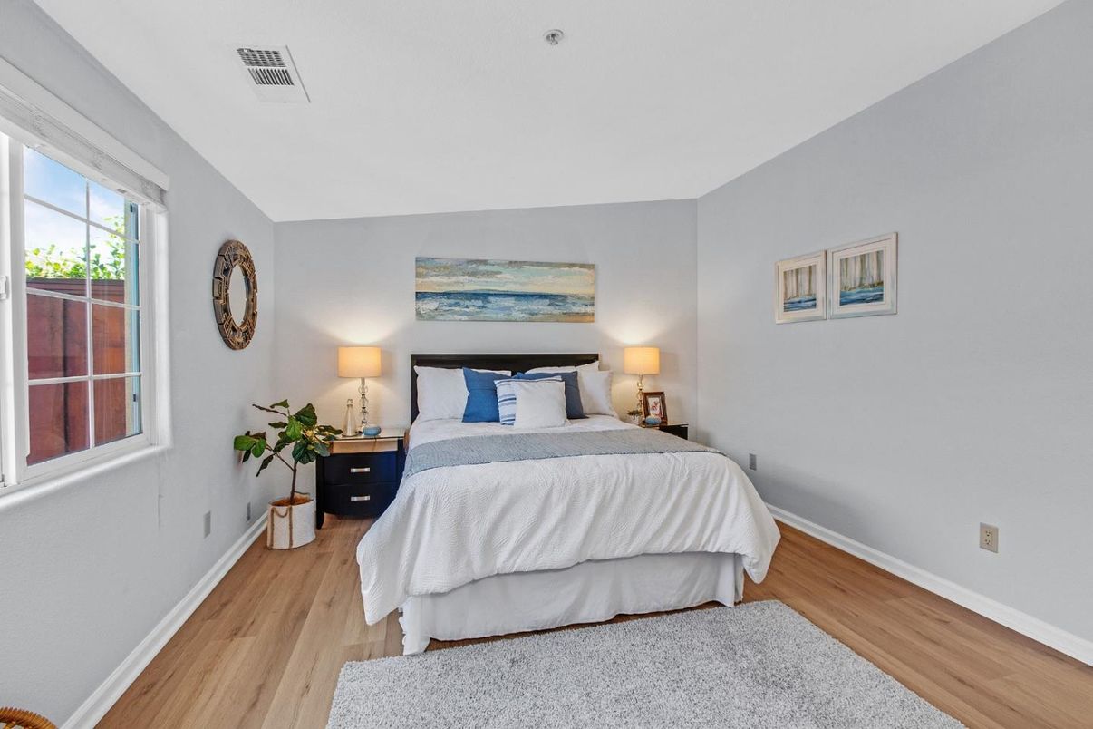 Bedroom, Interior, Wood Texture Flooring
