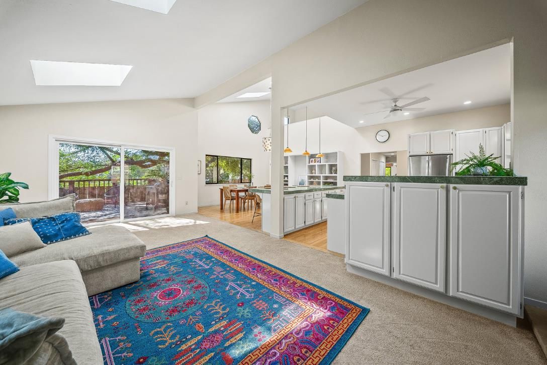 Dining room, Interior, Kitchen, Living room, Pendant Lights, Recessed Lighting, Wood Texture Flooring