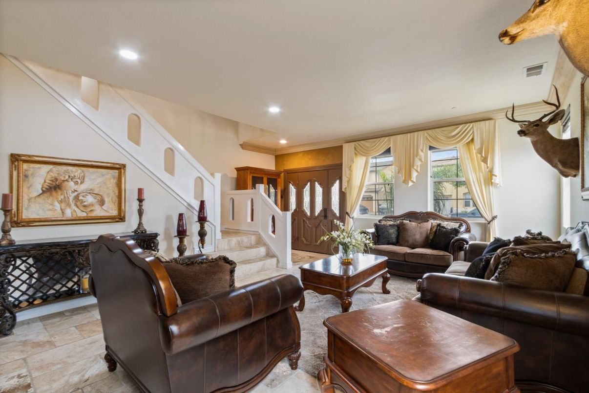 Interior, Living room, Recessed Lighting