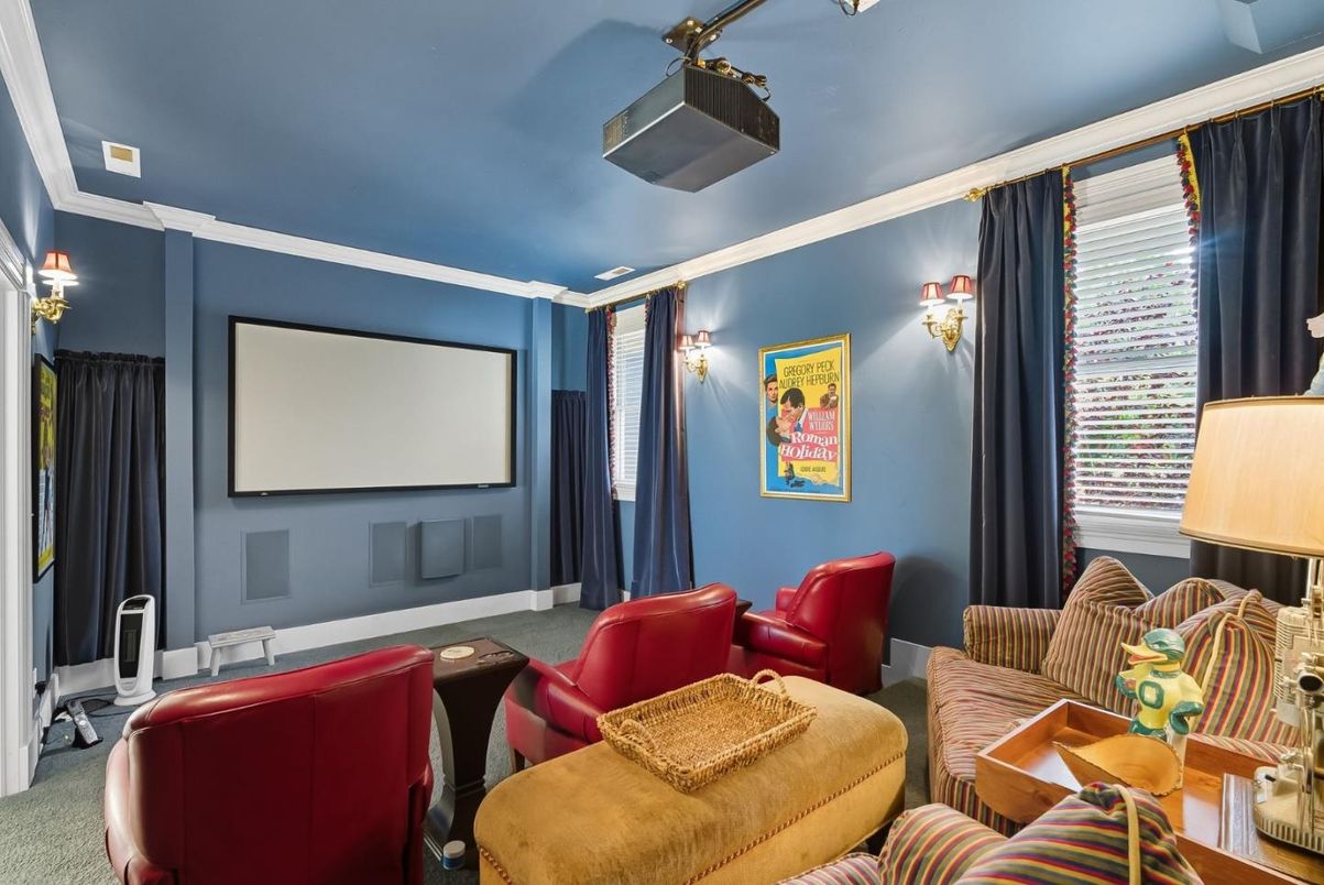 Interior, Projection Screen, Theatre Room