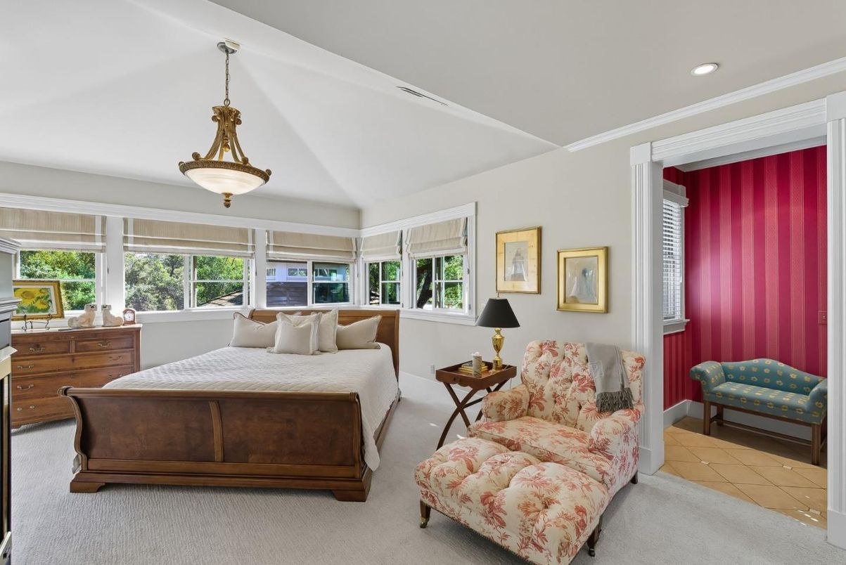 Bedroom, Interior, Pendant Lights, Recessed Lighting