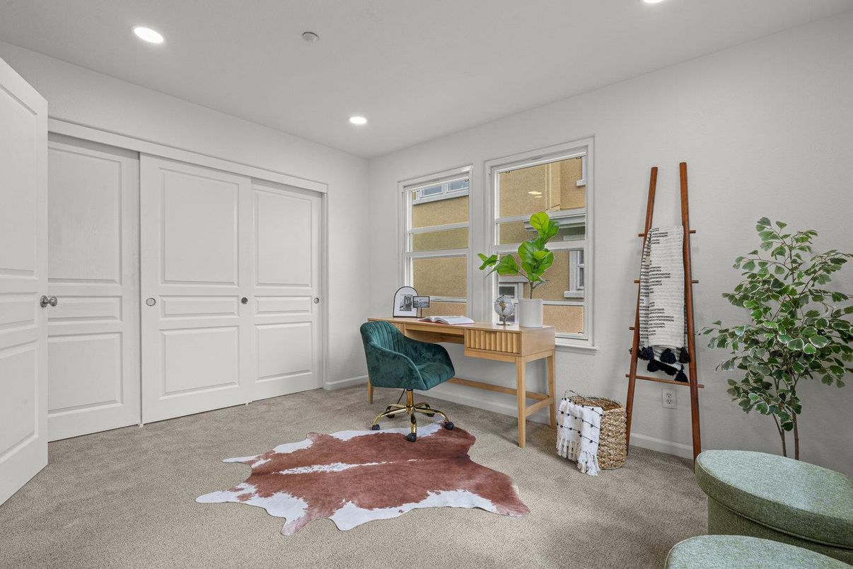 Home Office, Interior, Recessed Lighting