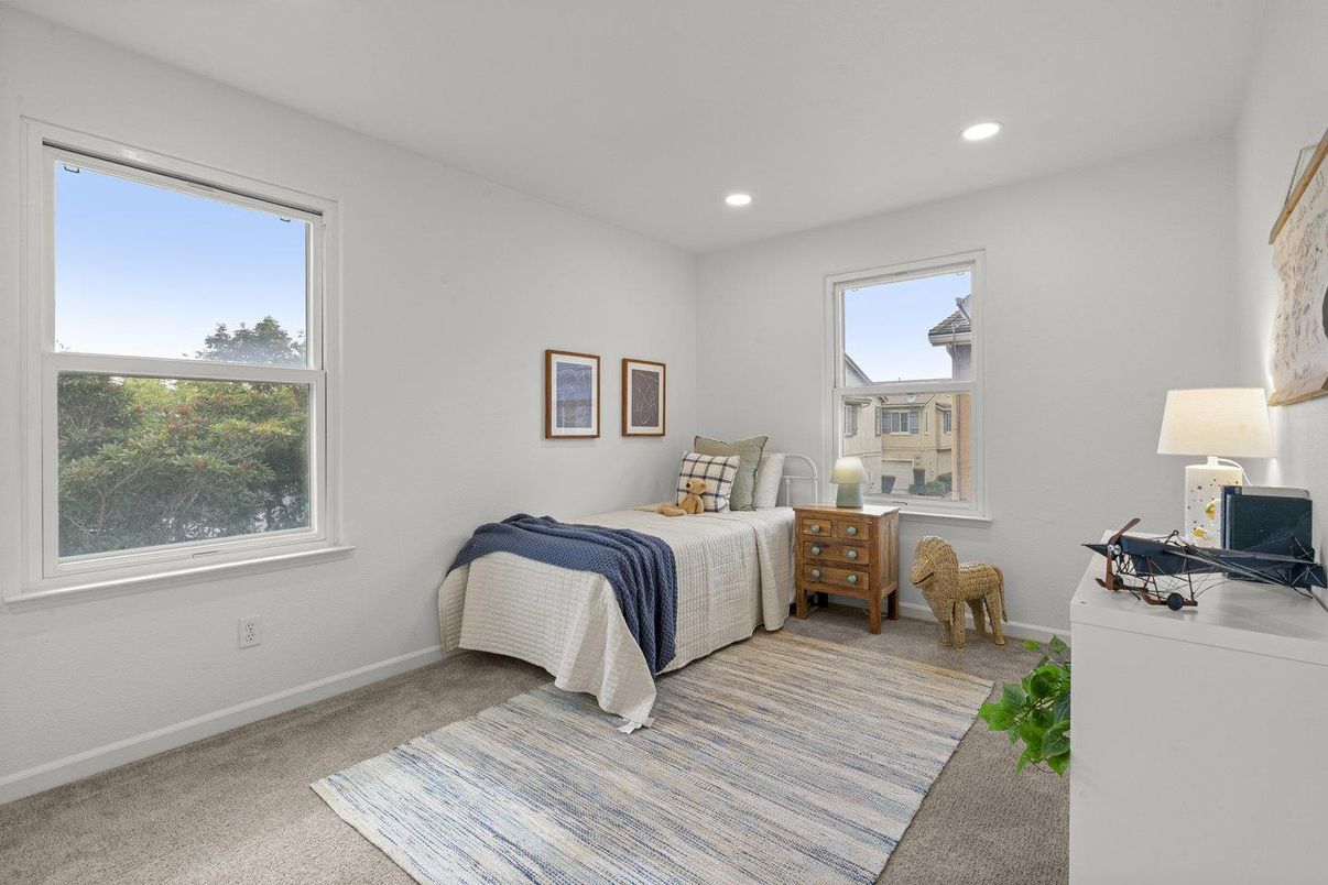 Bedroom, Home Office, Interior, Recessed Lighting