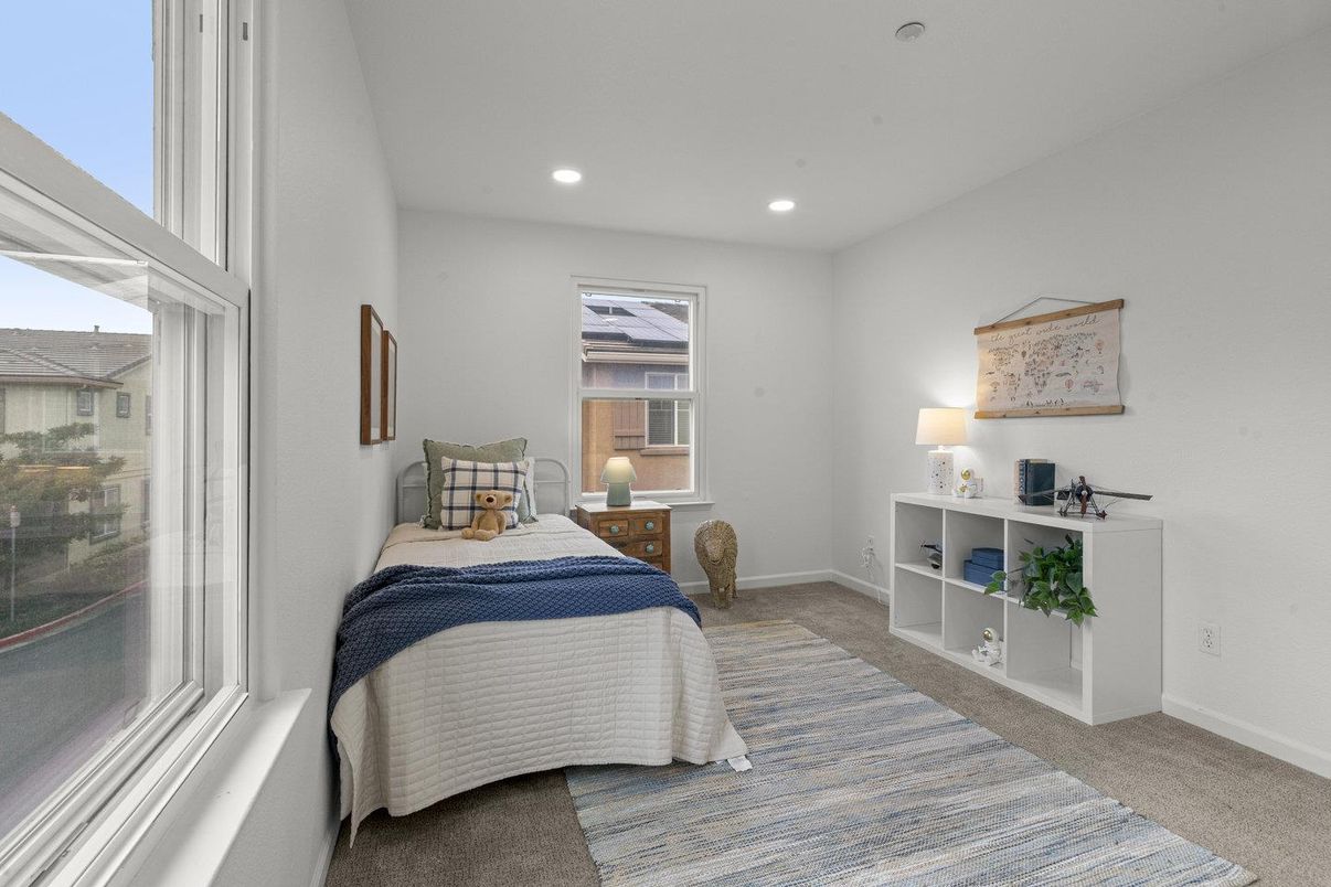 Bedroom, Interior, Recessed Lighting