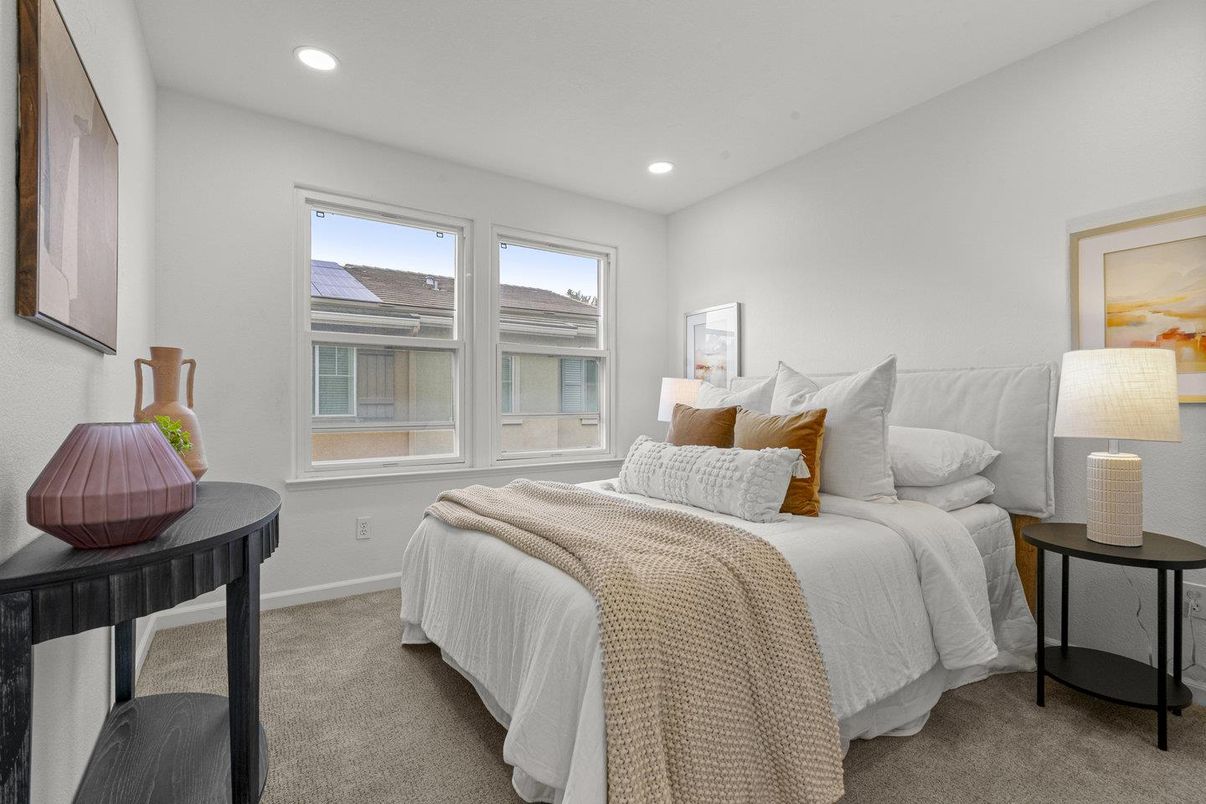 Bedroom, Interior, Recessed Lighting