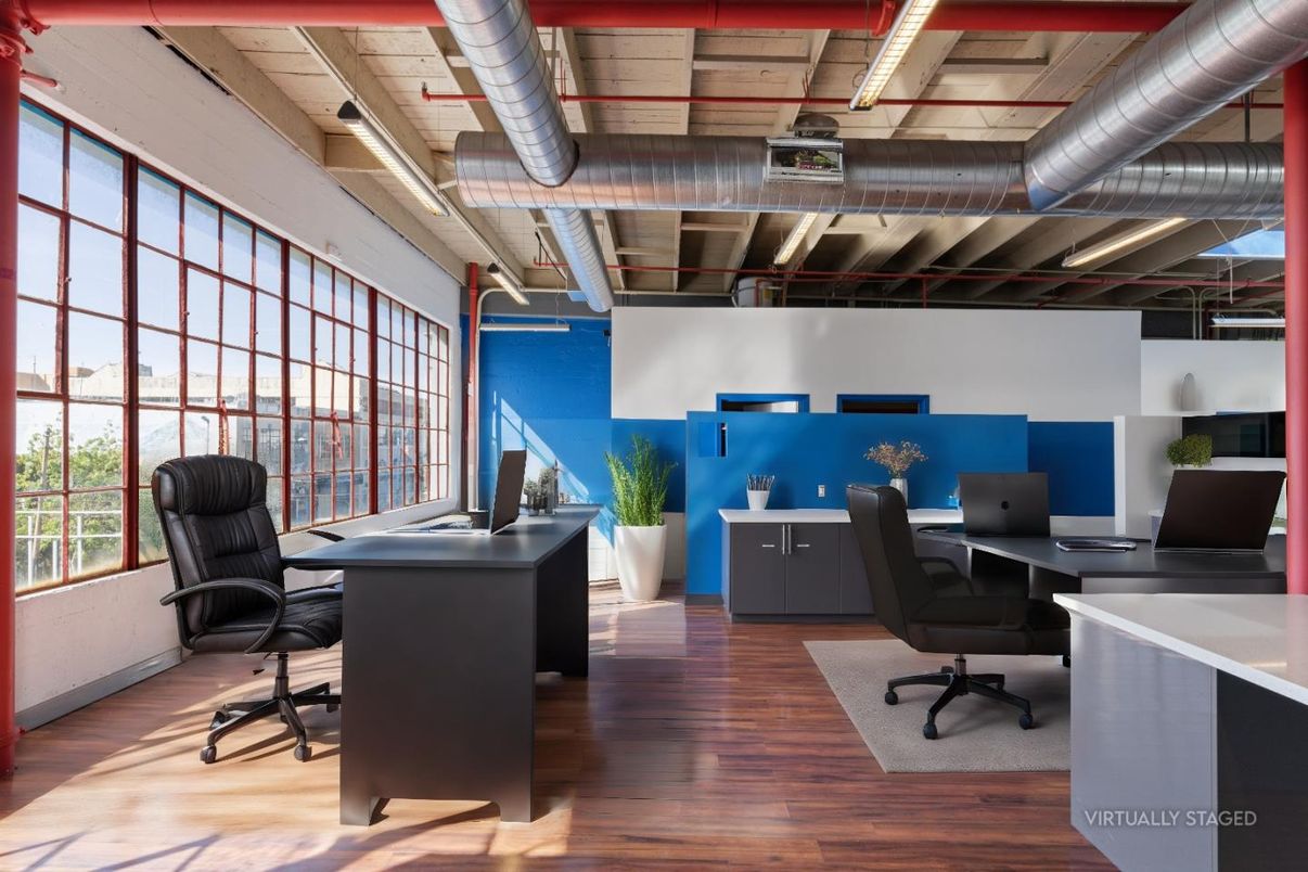 Home Office, Interior, Wood Texture Flooring