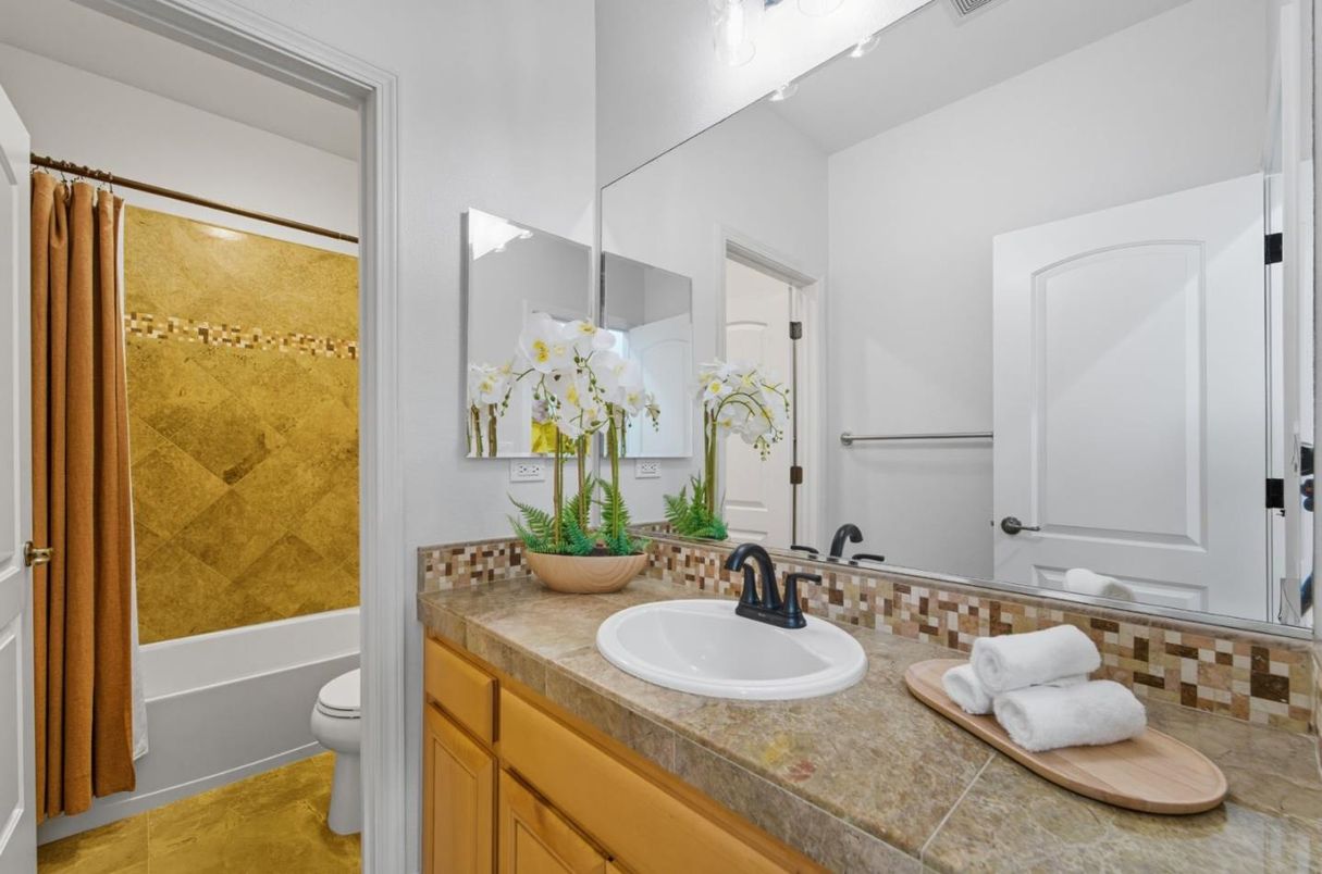 Bathroom, Glass Shower, Interior, Tile Countertops