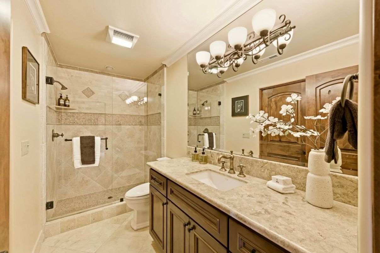 Bathroom, Glass Shower, Interior