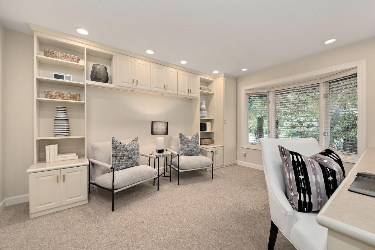Home Office, Interior, Recessed Lighting
