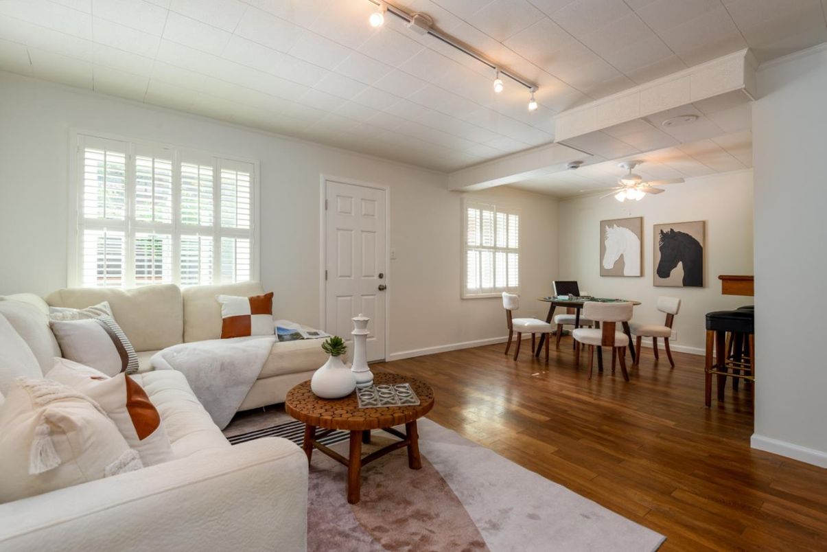 Game Room, Interior, Recessed Lighting, Wood Texture Flooring