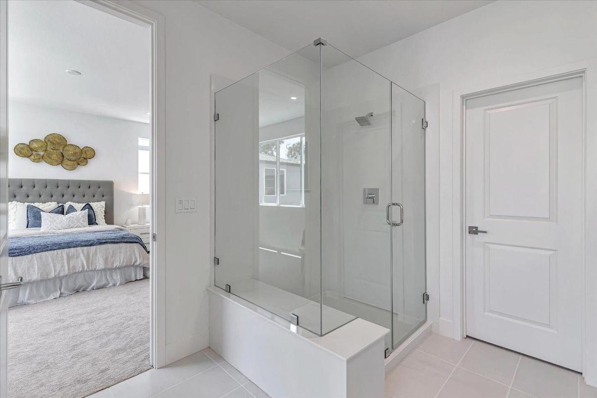 Bathroom, Bedroom, Glass Shower, Interior, Recessed Lighting