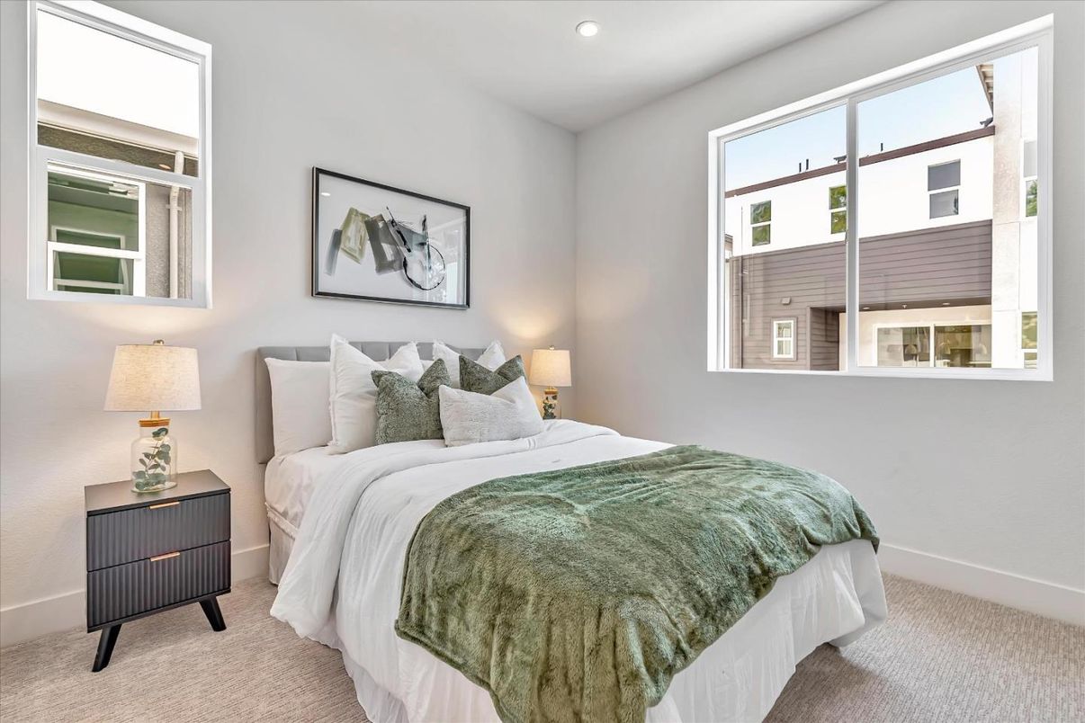 Bedroom, Interior, Recessed Lighting