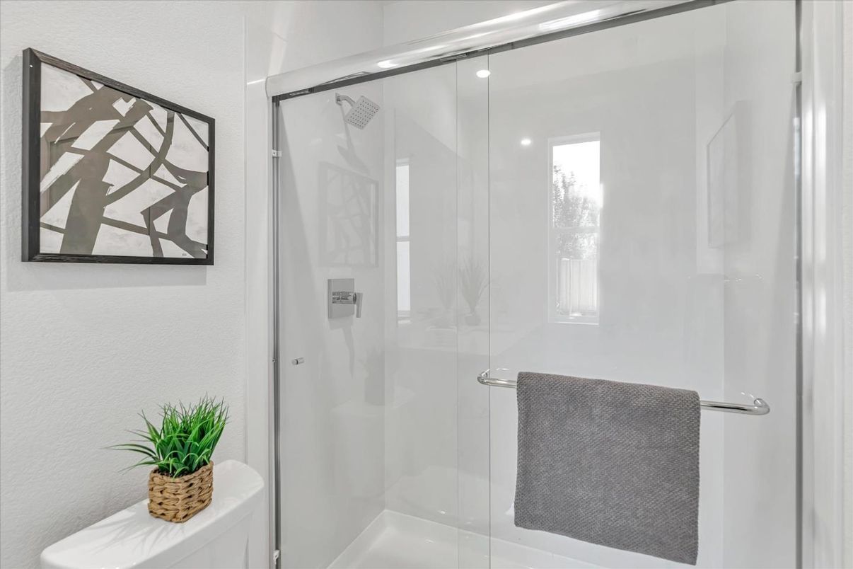 Bathroom, Glass Shower, Interior