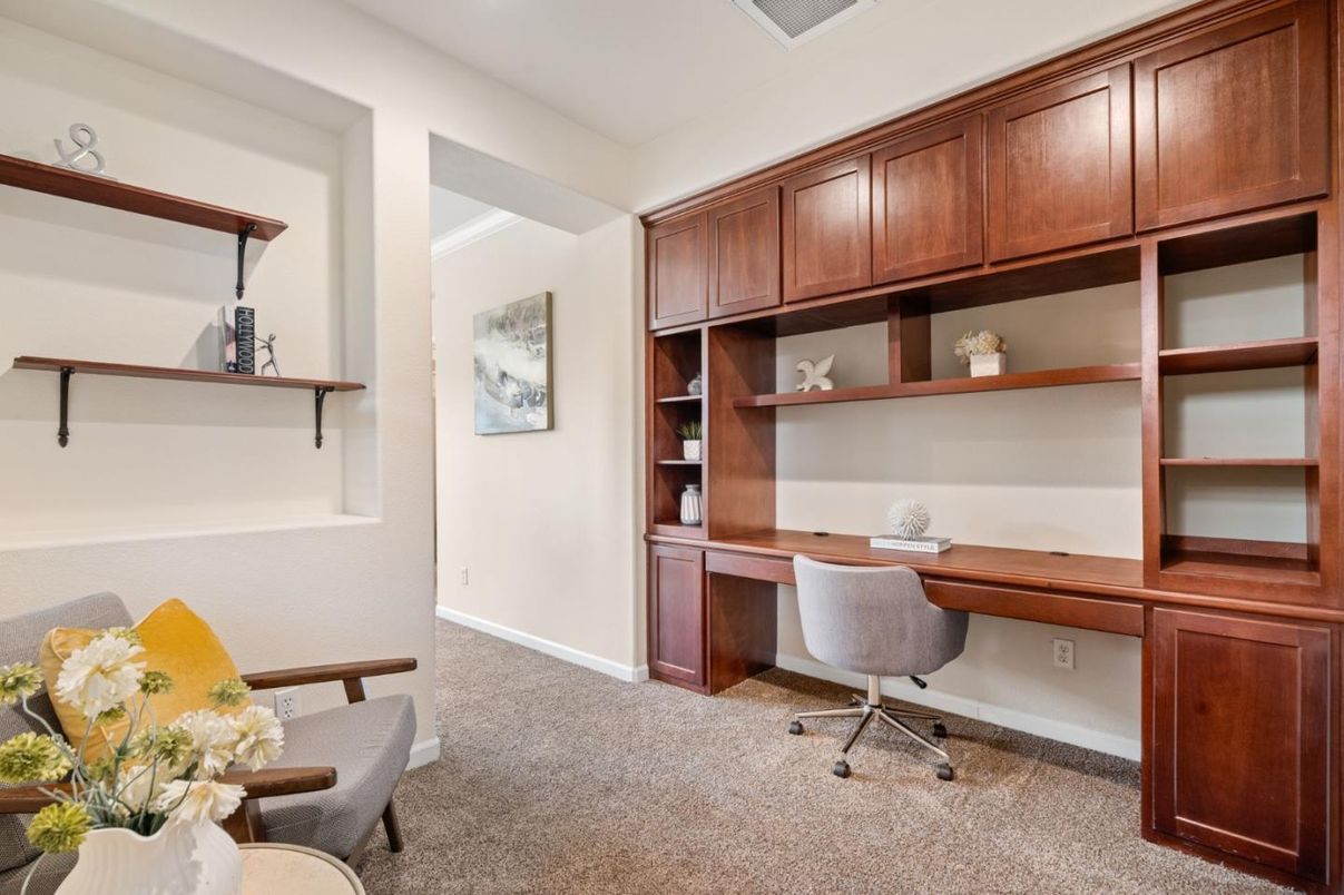 Home Office, Interior, Recessed Lighting