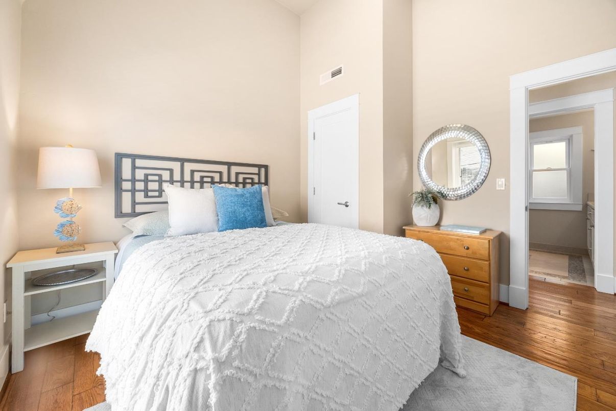 Bedroom, Interior, Wood Texture Flooring