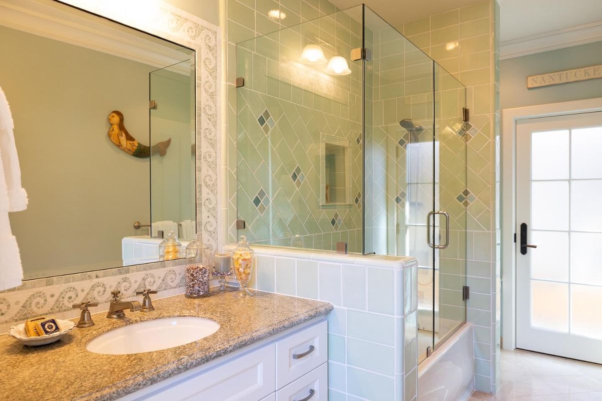 Bathroom, Glass Shower, Interior