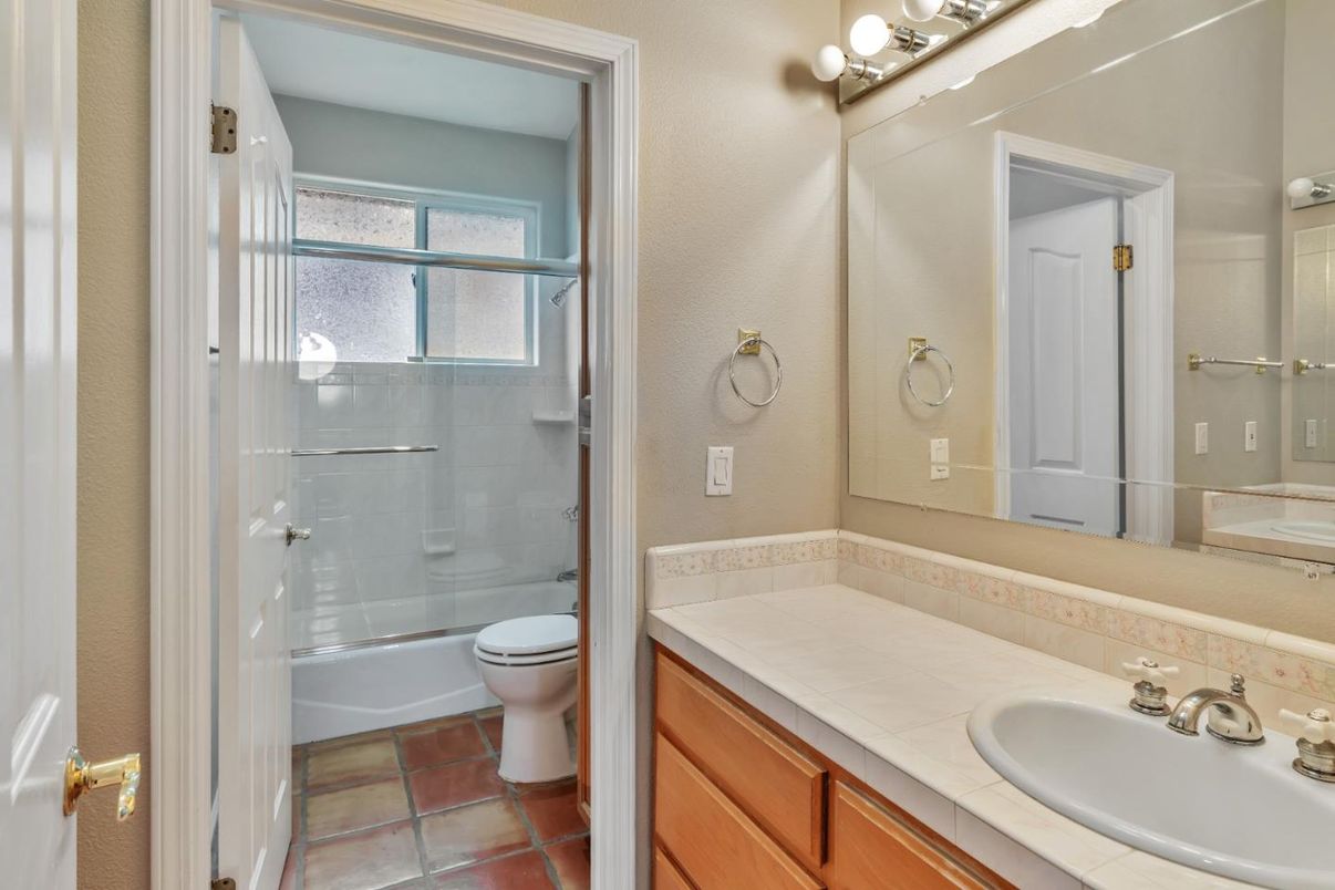 Bathroom, Glass Shower, Interior, Tile Countertops