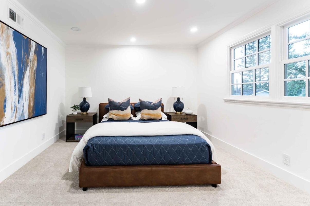 Bedroom, Interior, Recessed Lighting