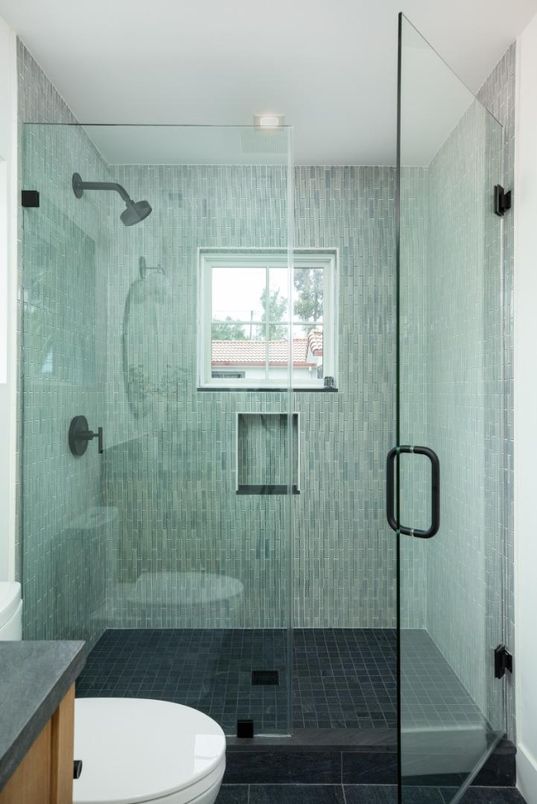 Bathroom, Glass Shower, Interior
