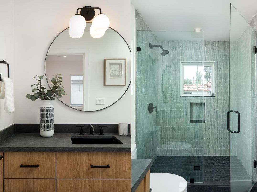 Bathroom, Glass Shower, Interior