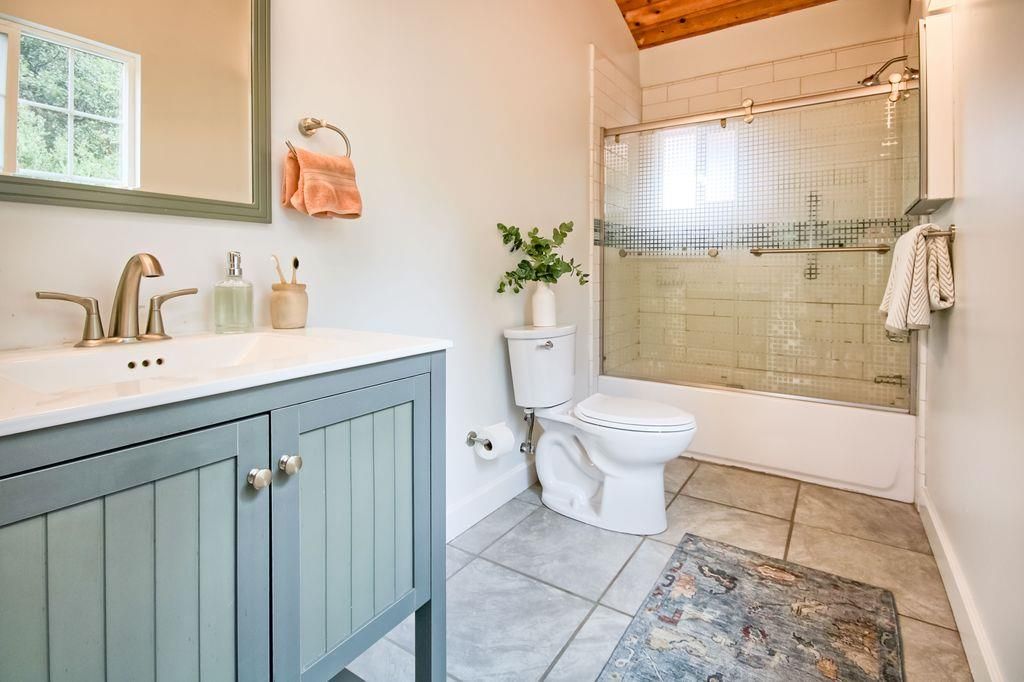 Bathroom, Glass Shower, Interior
