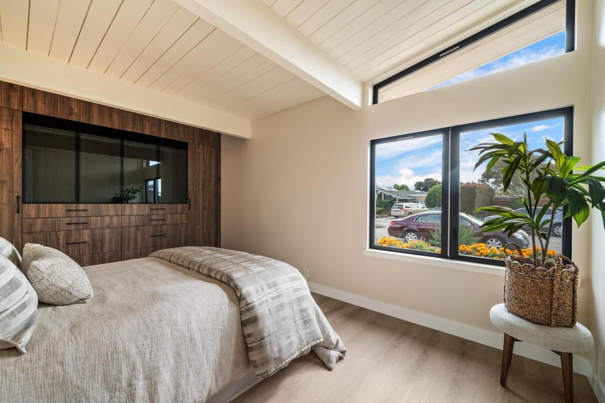 Bedroom, Interior, Wood Texture Flooring