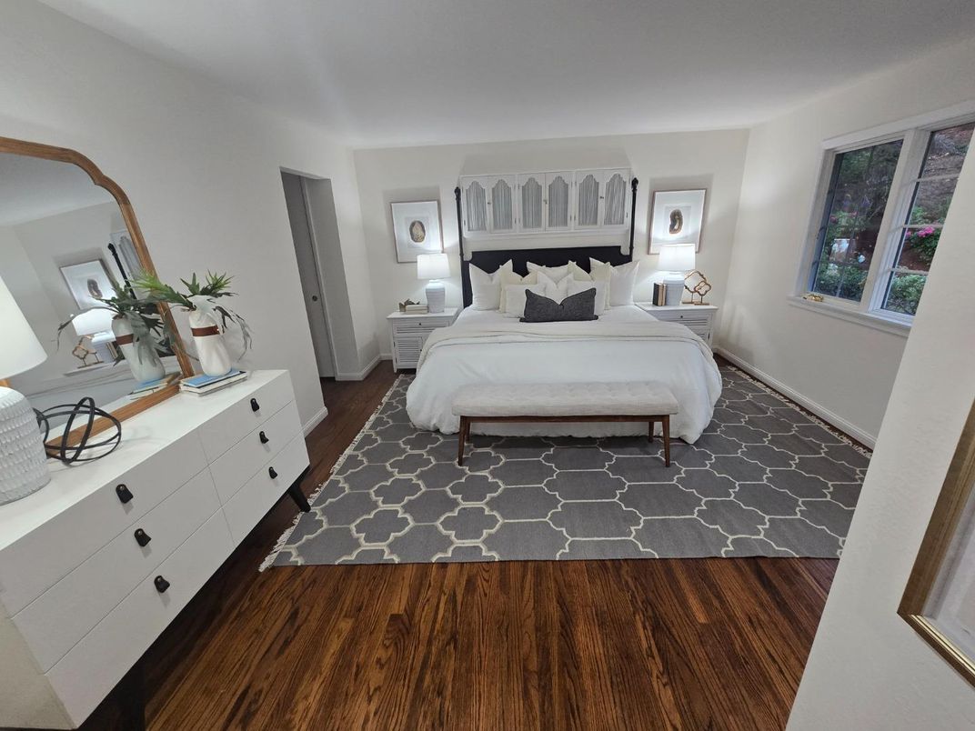 Bedroom, Interior, Wood Texture Flooring